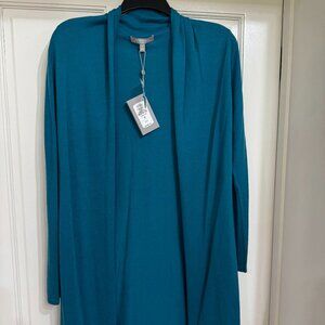 NEW with Tags Neiman Marcus Cashmere Cardigan Teal Color sz S